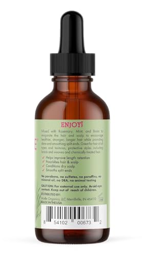 Mielle Rosemary Mint Biotin Hair Oil for Scalp and Ends