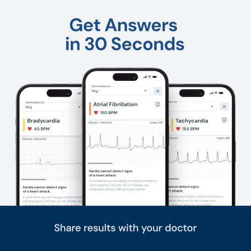 KardiaMobile 1-Lead EKG Monitor with AFib Detection