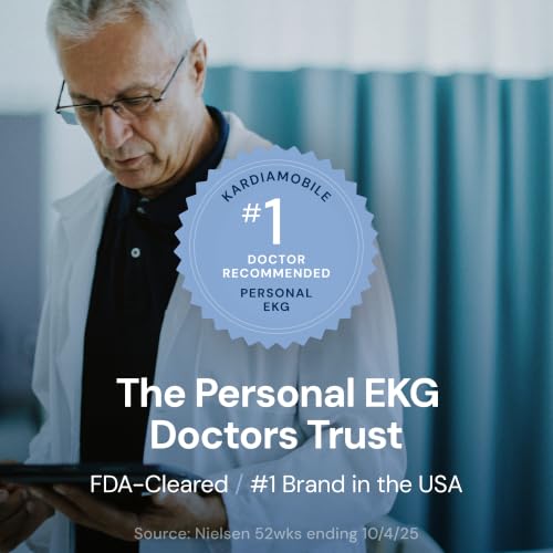 KardiaMobile 1-Lead EKG Monitor with AFib Detection