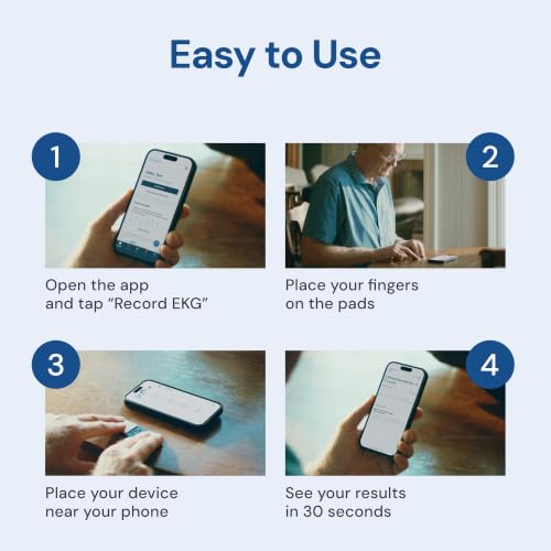 KardiaMobile 1-Lead EKG Monitor with AFib Detection