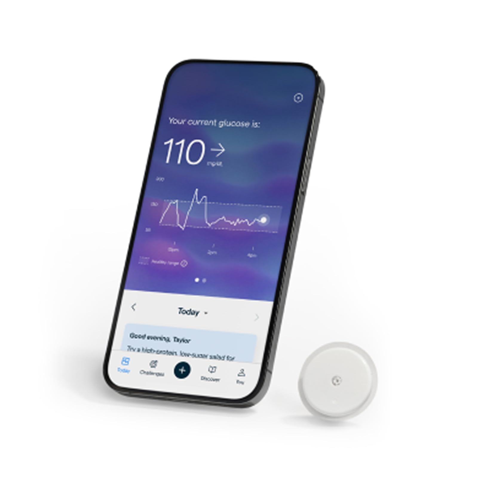 Lingo Continuous Glucose Monitor for Food Impact Insights