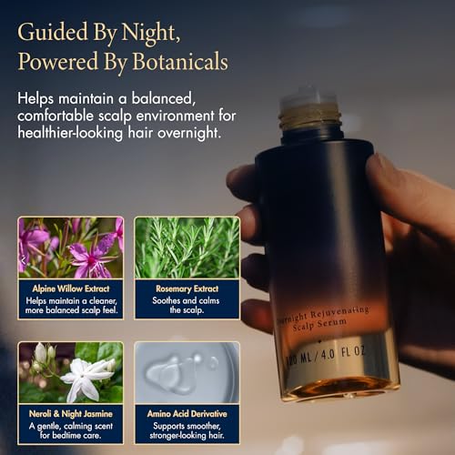 YOLU Rosemary Overnight Scalp Serum, 4.0 Fl Oz
