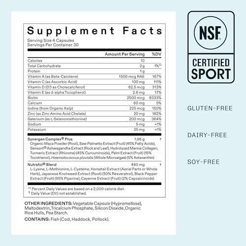 Nutrafol Women’s Balance Hair Growth Supplement for Ages 45+