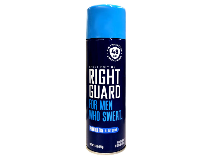 Right Guard Sport Powder Dry Antiperspirant, 6 Oz, 12-Pack