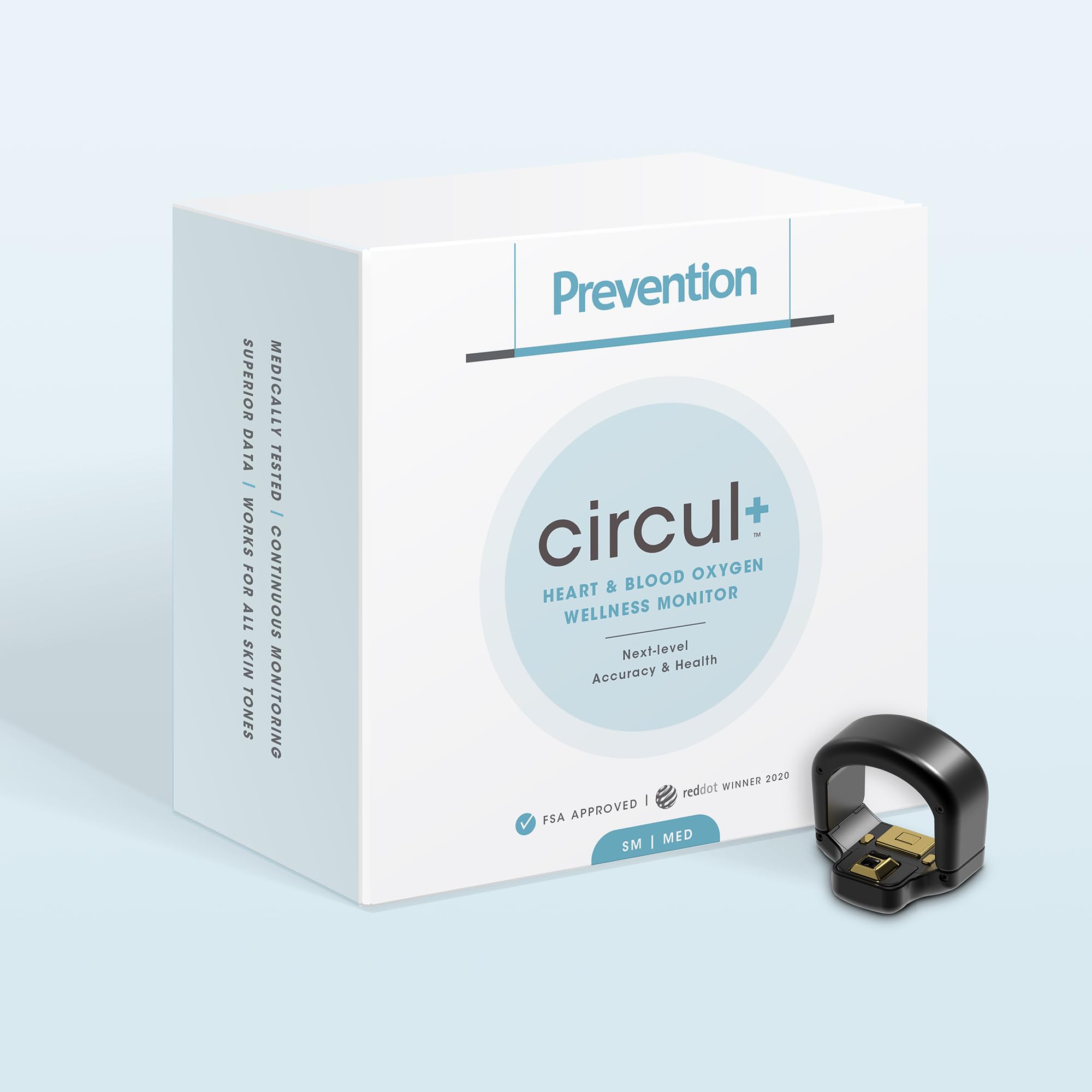 circul+ Smart Ring for Sleep, Heart Rate and Oxygen Tracking