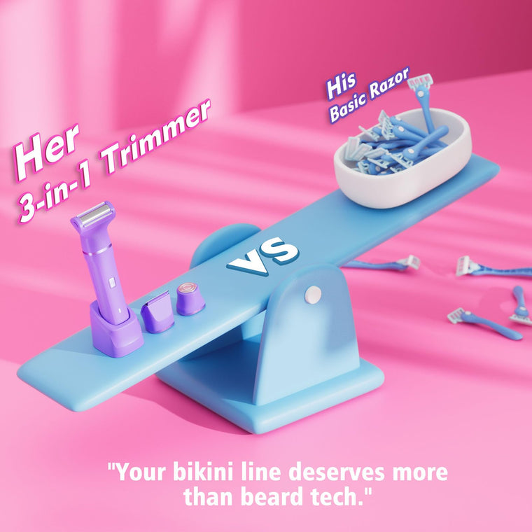 Risina Waterproof Bikini Trimmer for Women’s Grooming