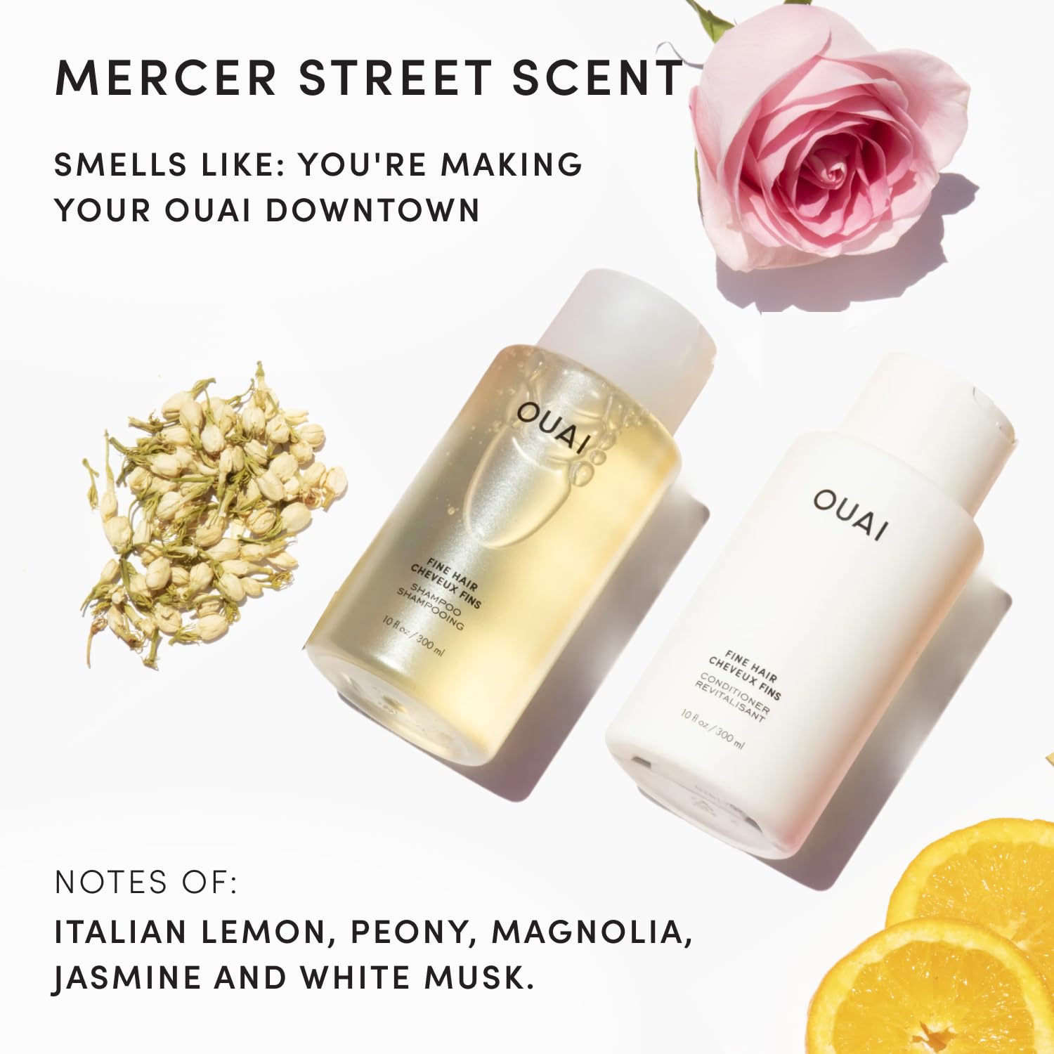 OUAI Hydrating Shampoo and Conditioner Hair Care Set