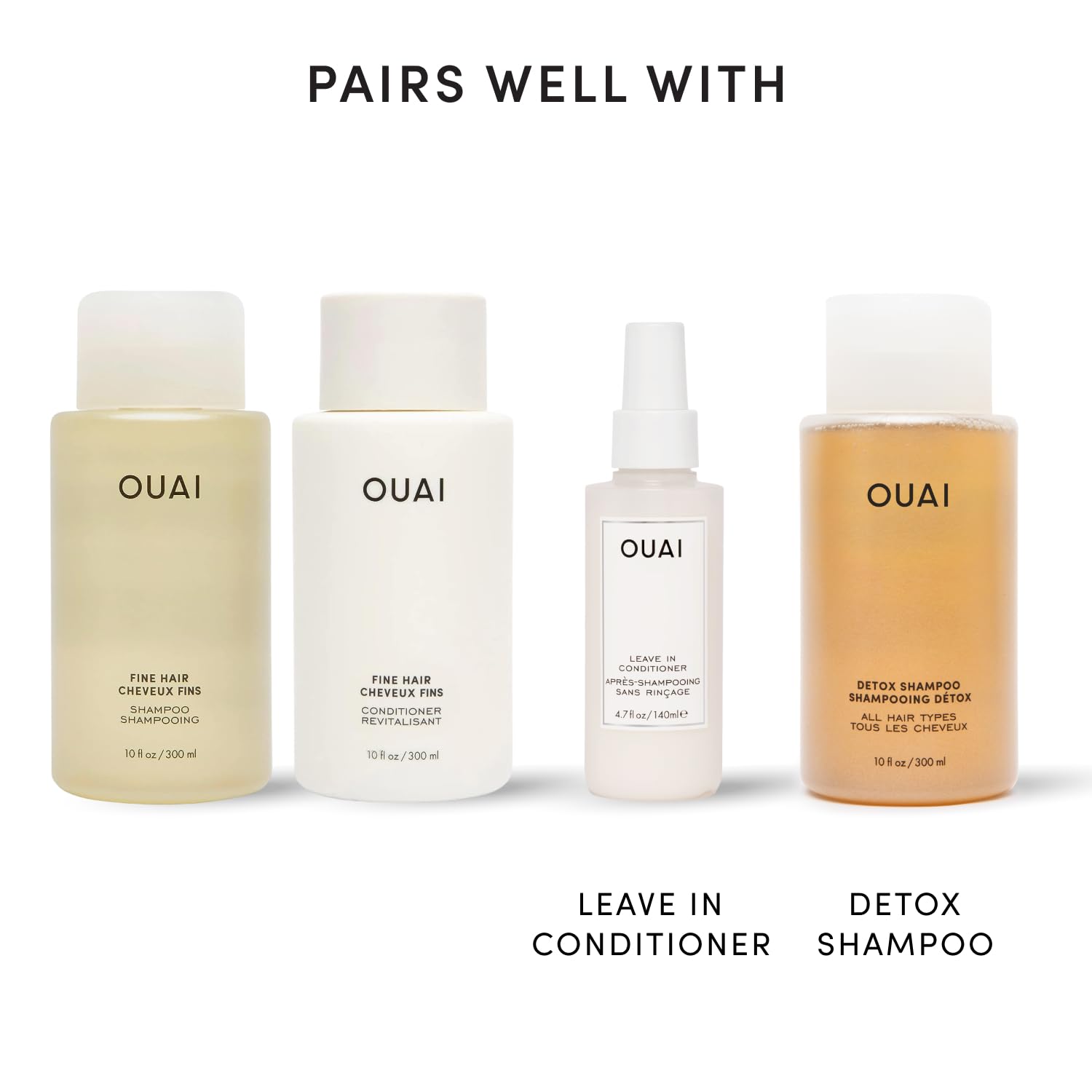 OUAI Hydrating Shampoo and Conditioner Hair Care Set