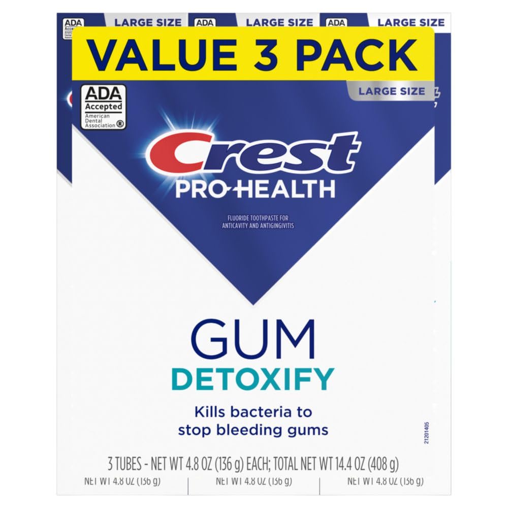 Crest Pro-Health Gum Detoxify Deep Clean Toothpaste, 3-Pack