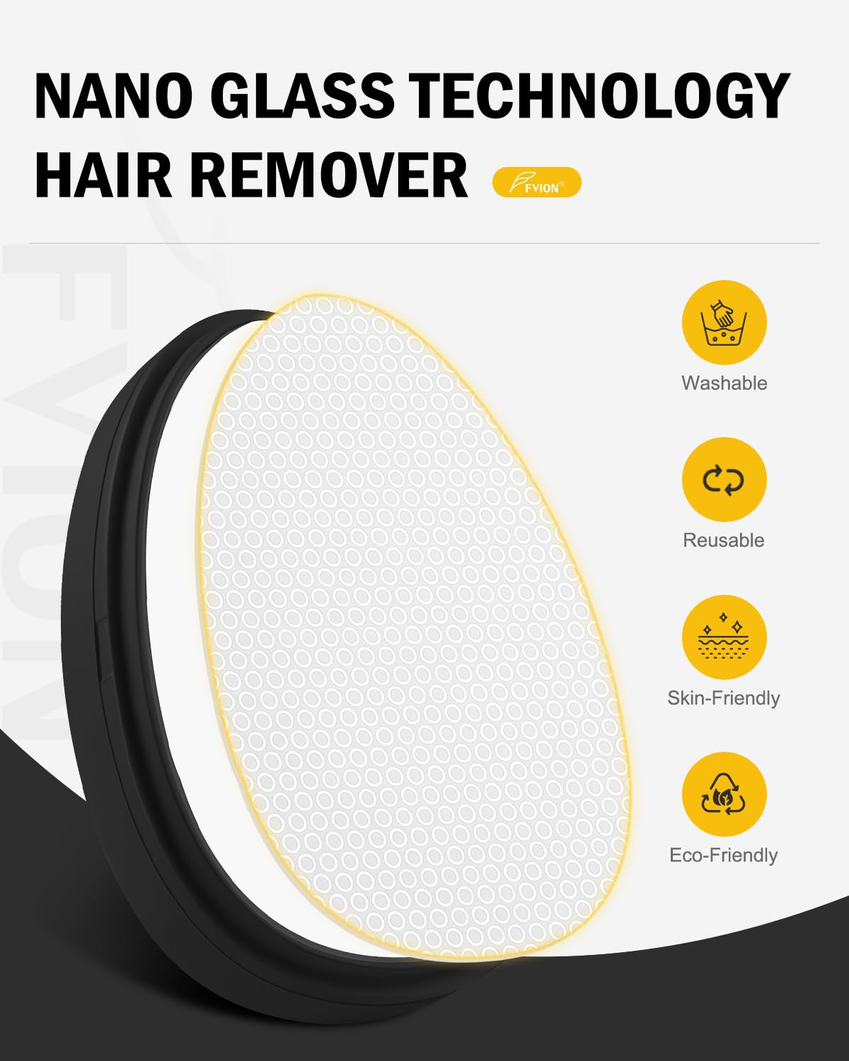 FVION Crystal Hair Eraser for Painless Hair Removal