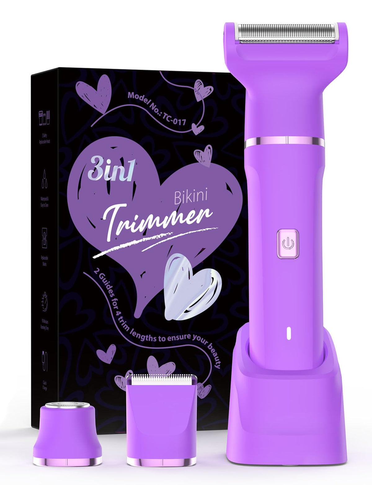 Risina Waterproof Bikini Trimmer for Women’s Grooming