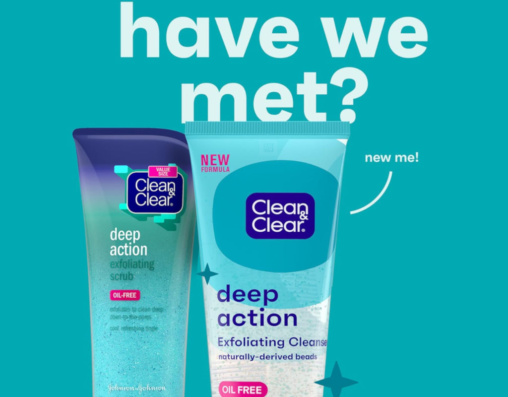 Clean & Clear Oil-Free Deep Action Exfoliating Face Scrub