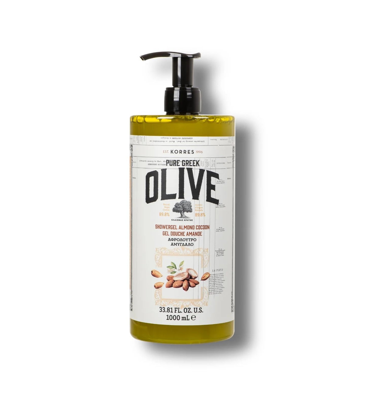 KORRES Pure Greek Olive Hydrating Shower Gel for Dry Skin