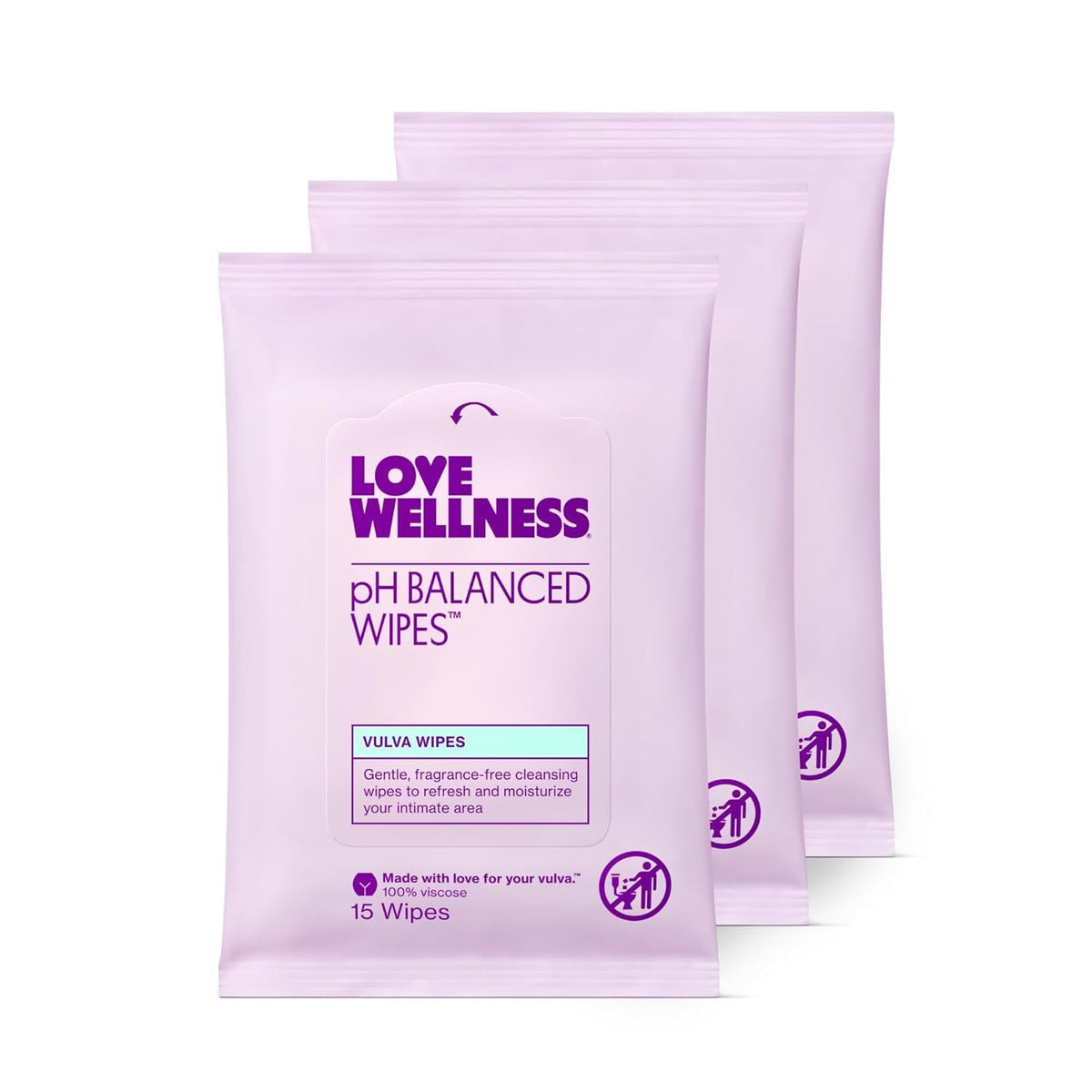 Love Wellness Feminine Cleansing Wipes for Daily Freshness