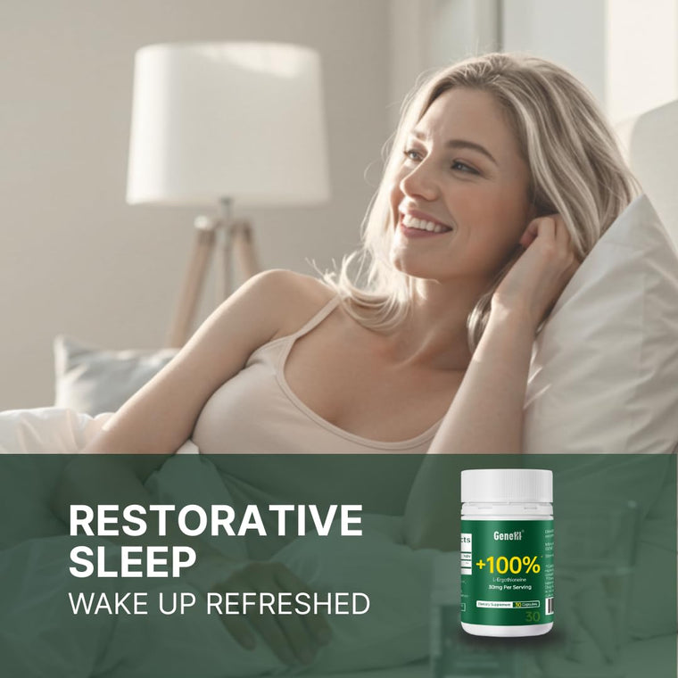 GENEIII L-Ergothioneine 30 mg Mushroom Extract Supplement