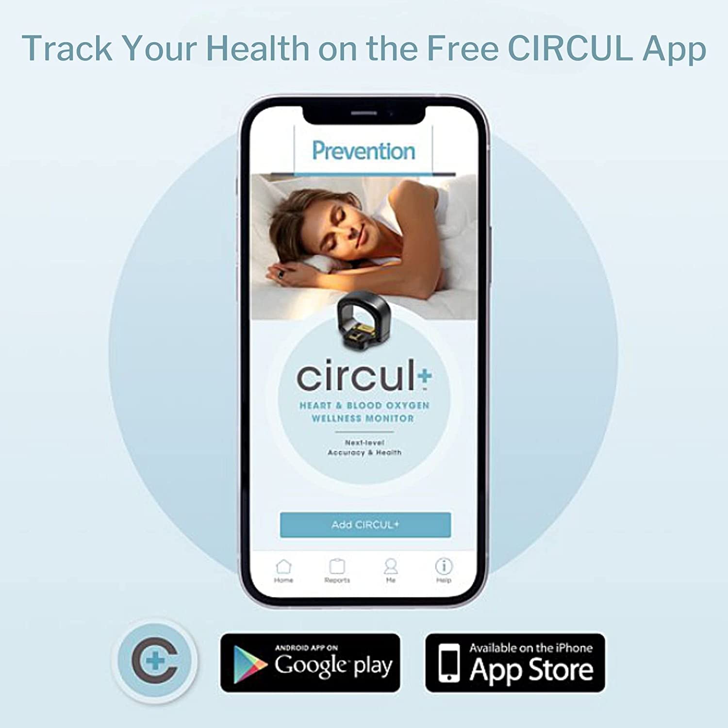 circul+ Smart Ring for Sleep, Heart Rate and Oxygen Tracking