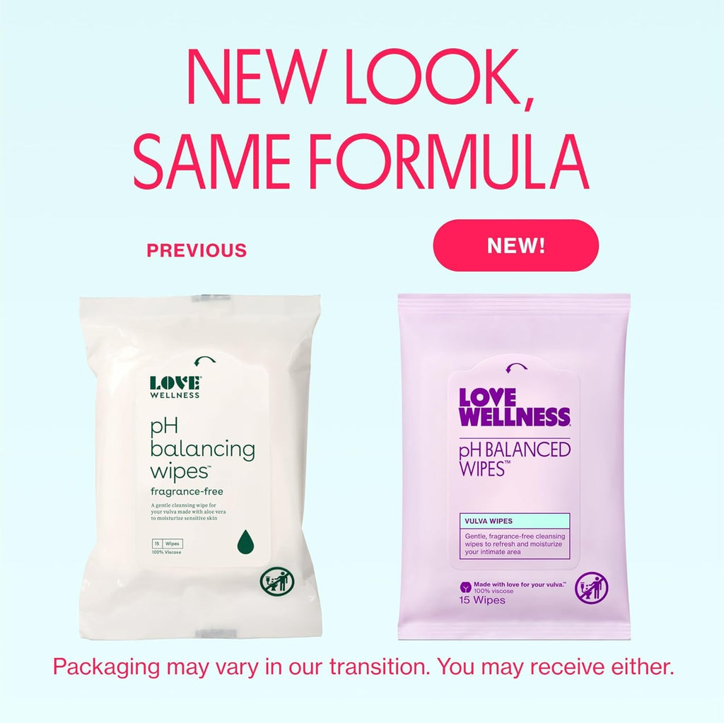 Love Wellness Feminine Cleansing Wipes for Daily Freshness