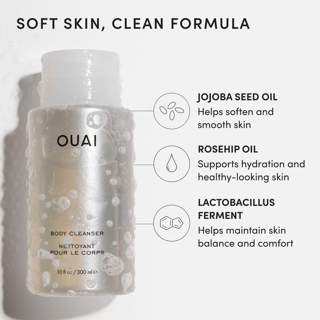 OUAI Hydrating Body Cleanser for Soft, Refreshed Skin