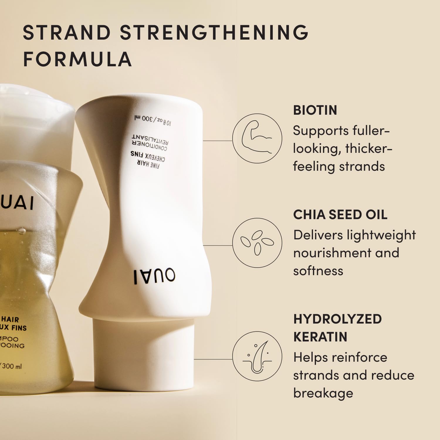 OUAI Hydrating Shampoo and Conditioner Hair Care Set