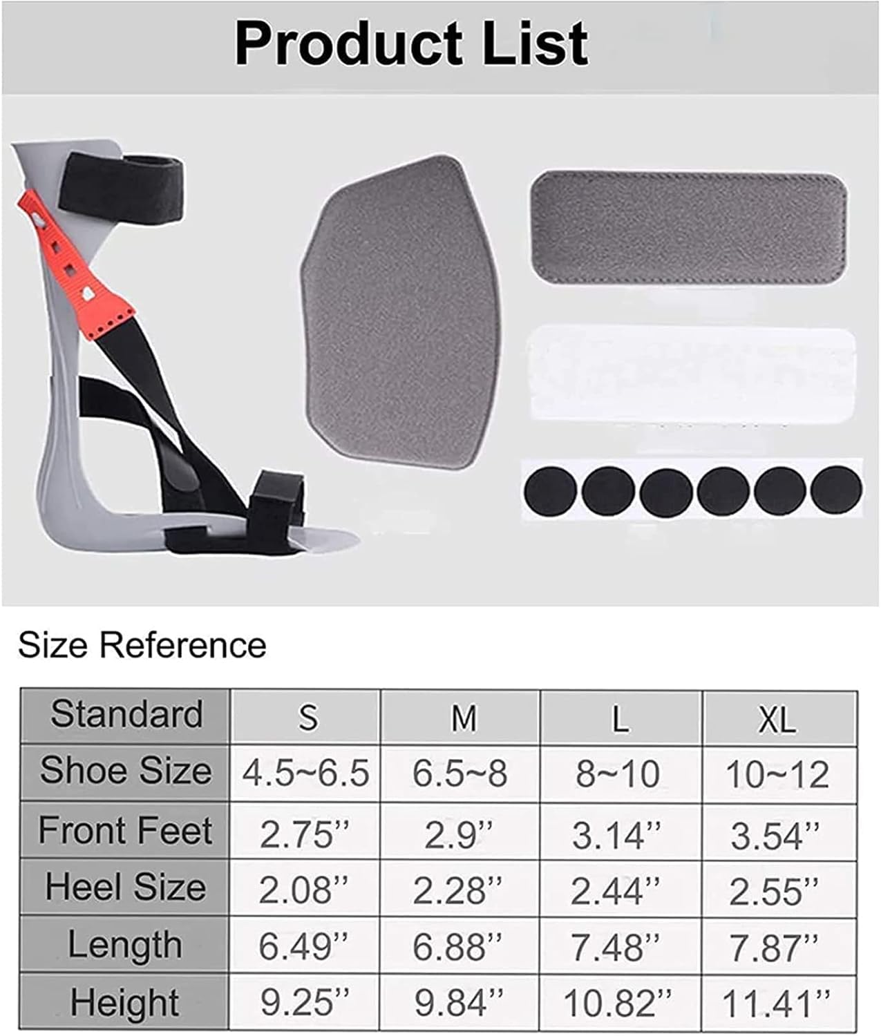 WKNHHL Drop Foot Ankle Brace for Walking Support