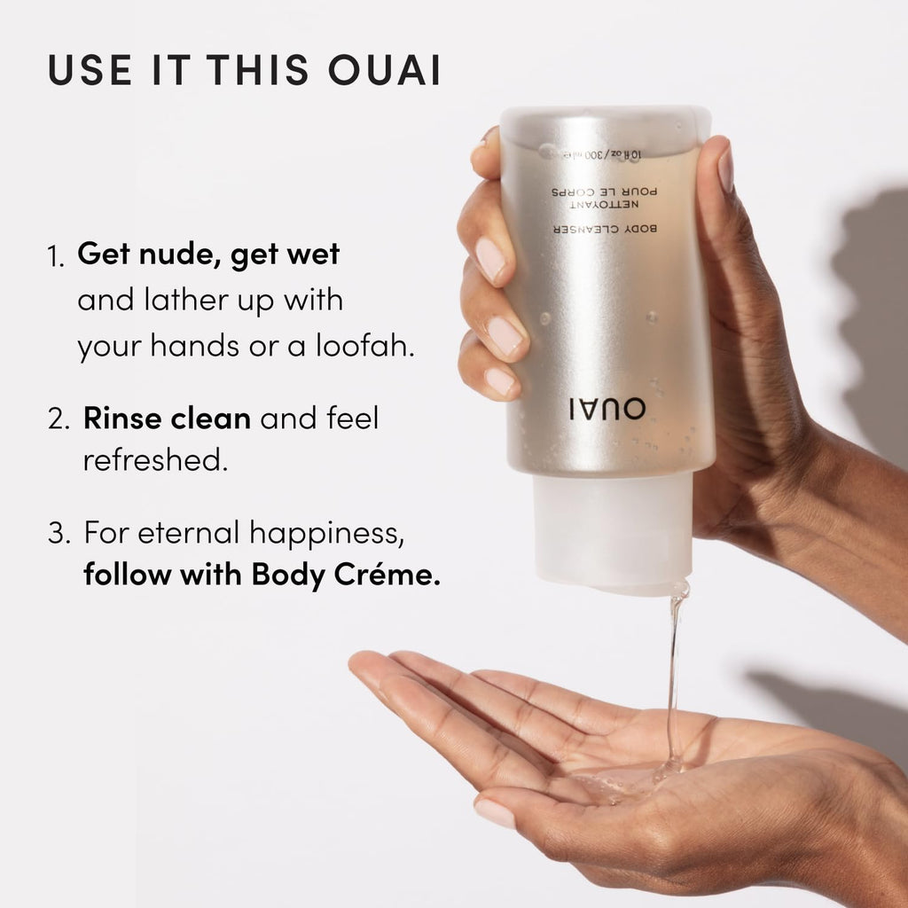 OUAI Hydrating Body Cleanser for Soft, Refreshed Skin