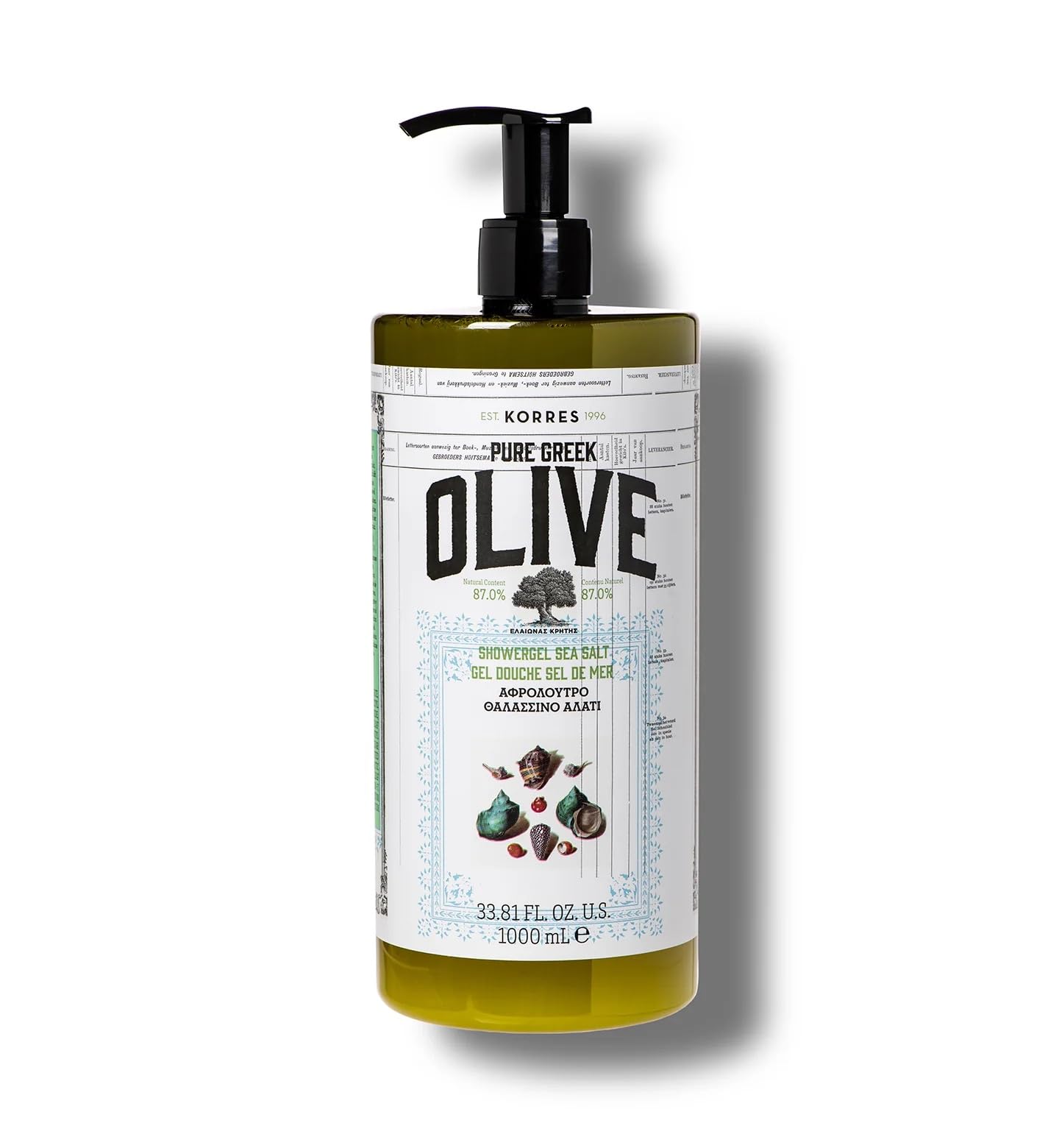 KORRES Pure Greek Olive Hydrating Shower Gel for Dry Skin