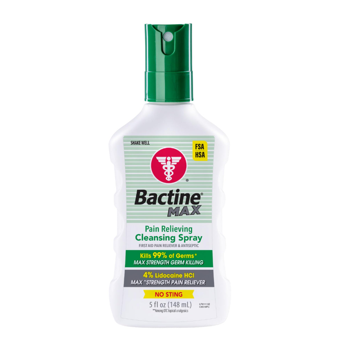 Bactine MAX Pain-Relieving Cleansing Spray for First Aid