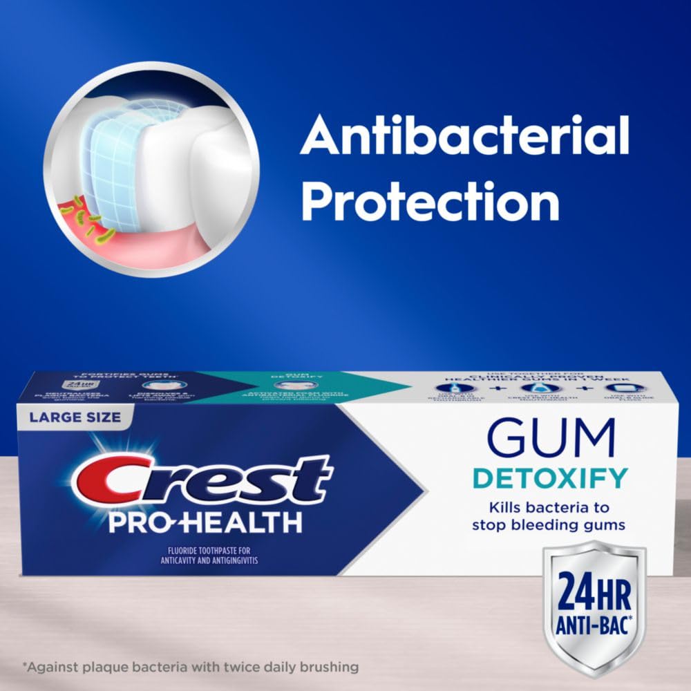 Crest Pro-Health Gum Detoxify Deep Clean Toothpaste, 3-Pack