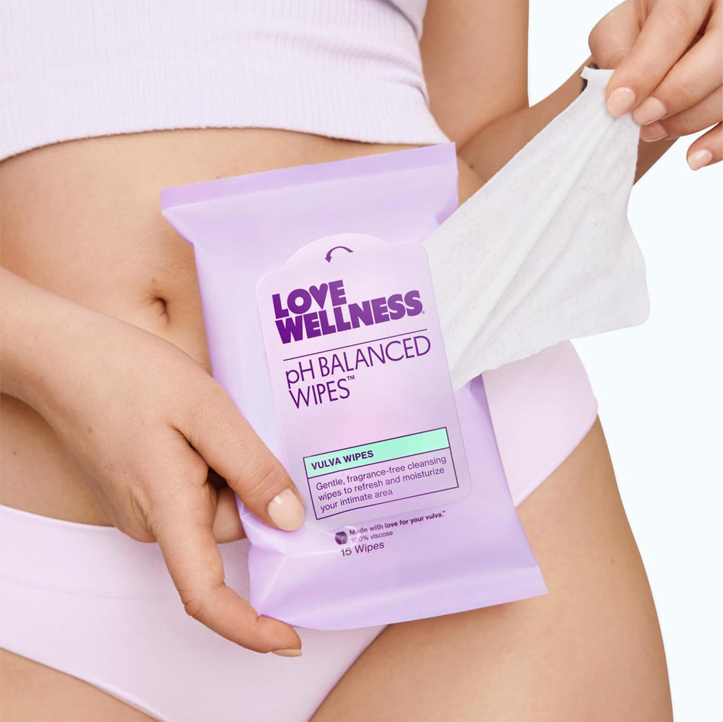 Love Wellness Feminine Cleansing Wipes for Daily Freshness