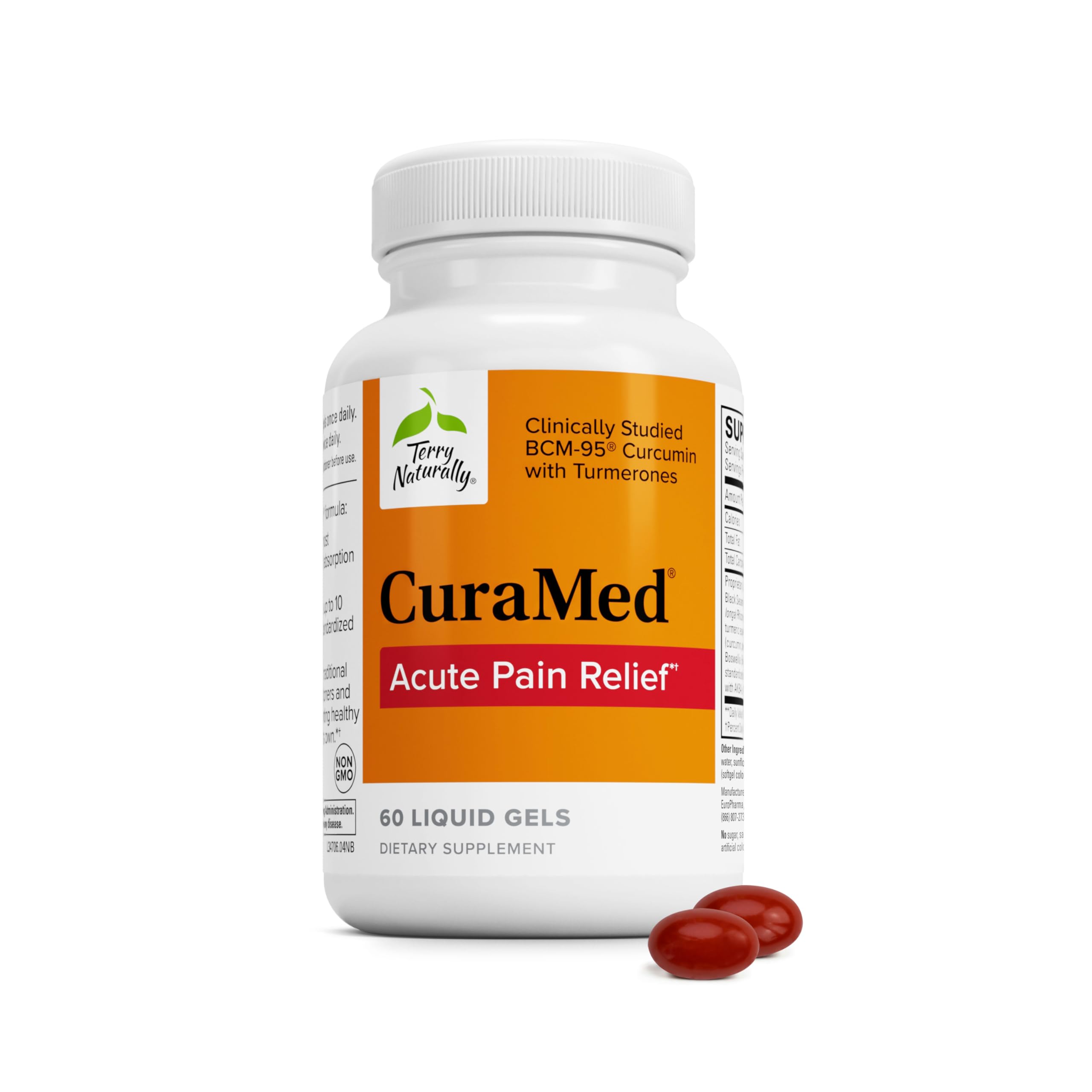 Terry Naturally CuraMed Curcumin Pain Relief Supplement