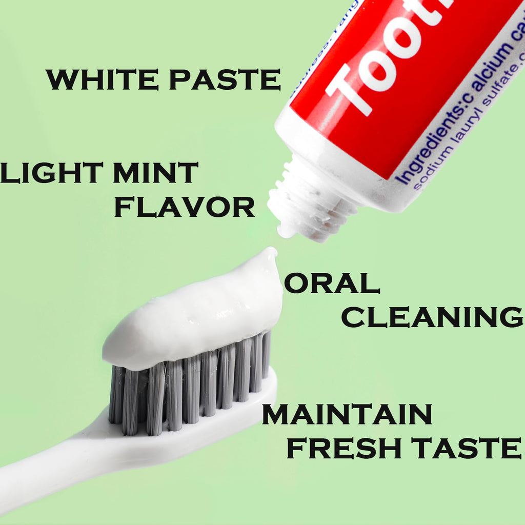 HAIFOTRVA Peppermint Travel Toothpaste, 0.88 Oz, 30-Pack