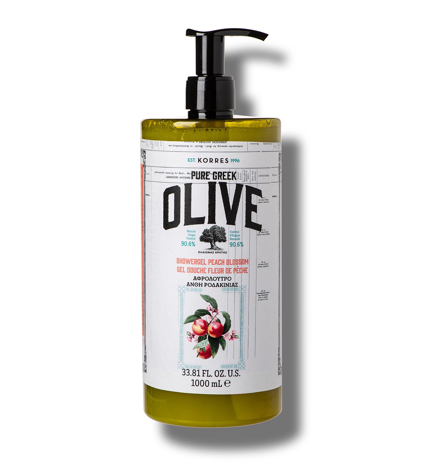 KORRES Pure Greek Olive Hydrating Shower Gel for Dry Skin