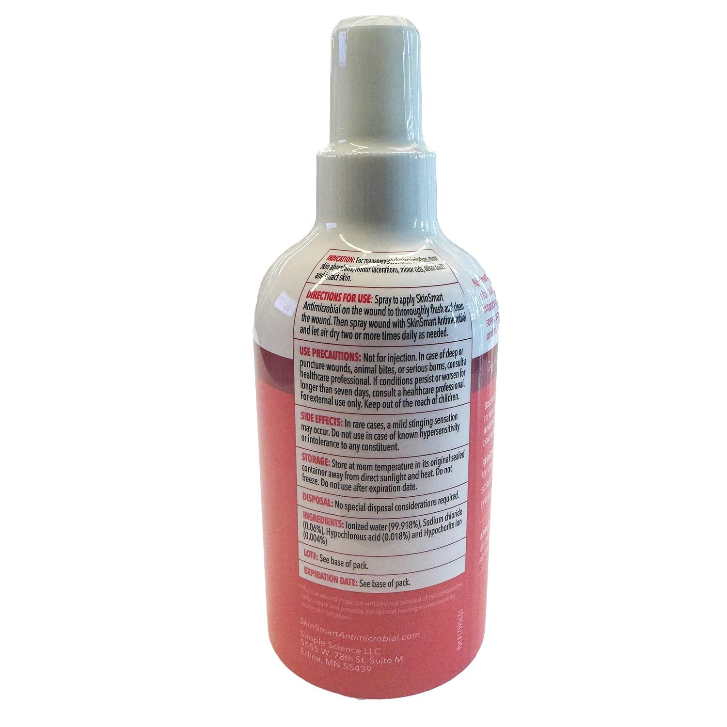 SkinSmart Wound Therapy Spray for Cleansing and Care