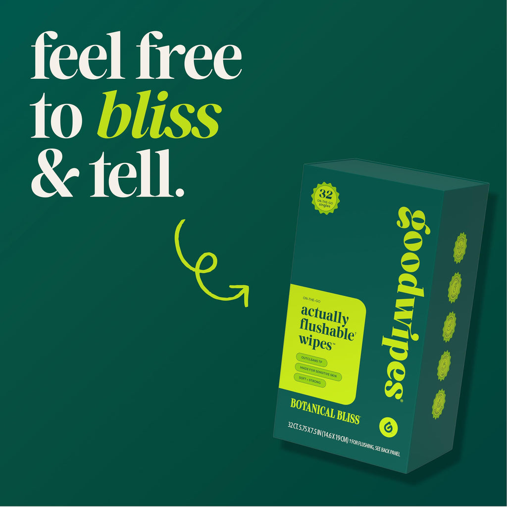 goodwipes Individually Wrapped Flushable Wipe Singles