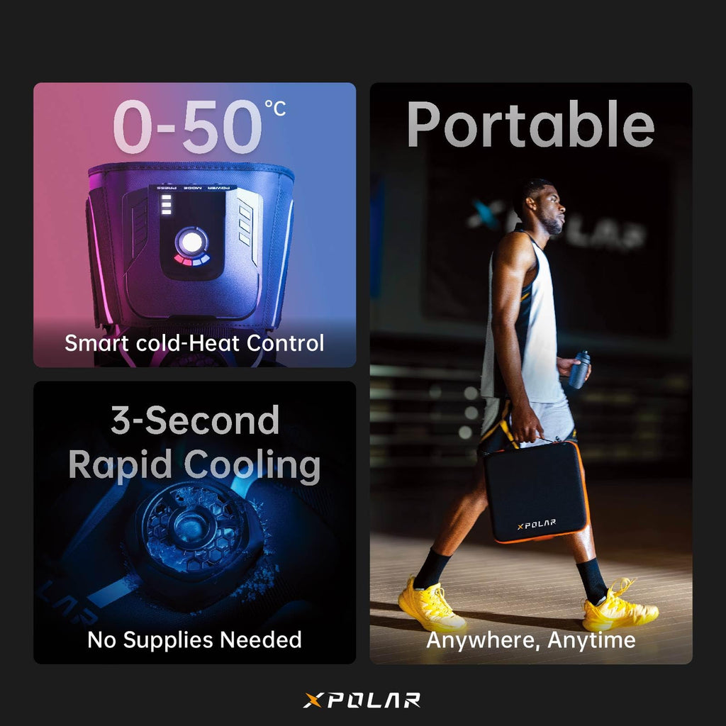 XPOLAR X2 Smart Knee Recovery Device with Hot and Cold Therapy