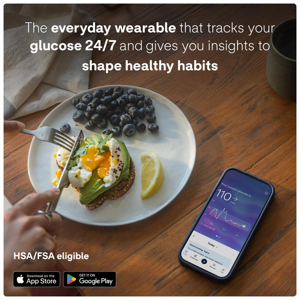 Lingo Continuous Glucose Monitor for Food Impact Insights