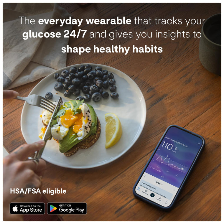 Lingo Continuous Glucose Monitor for Food Impact Insights