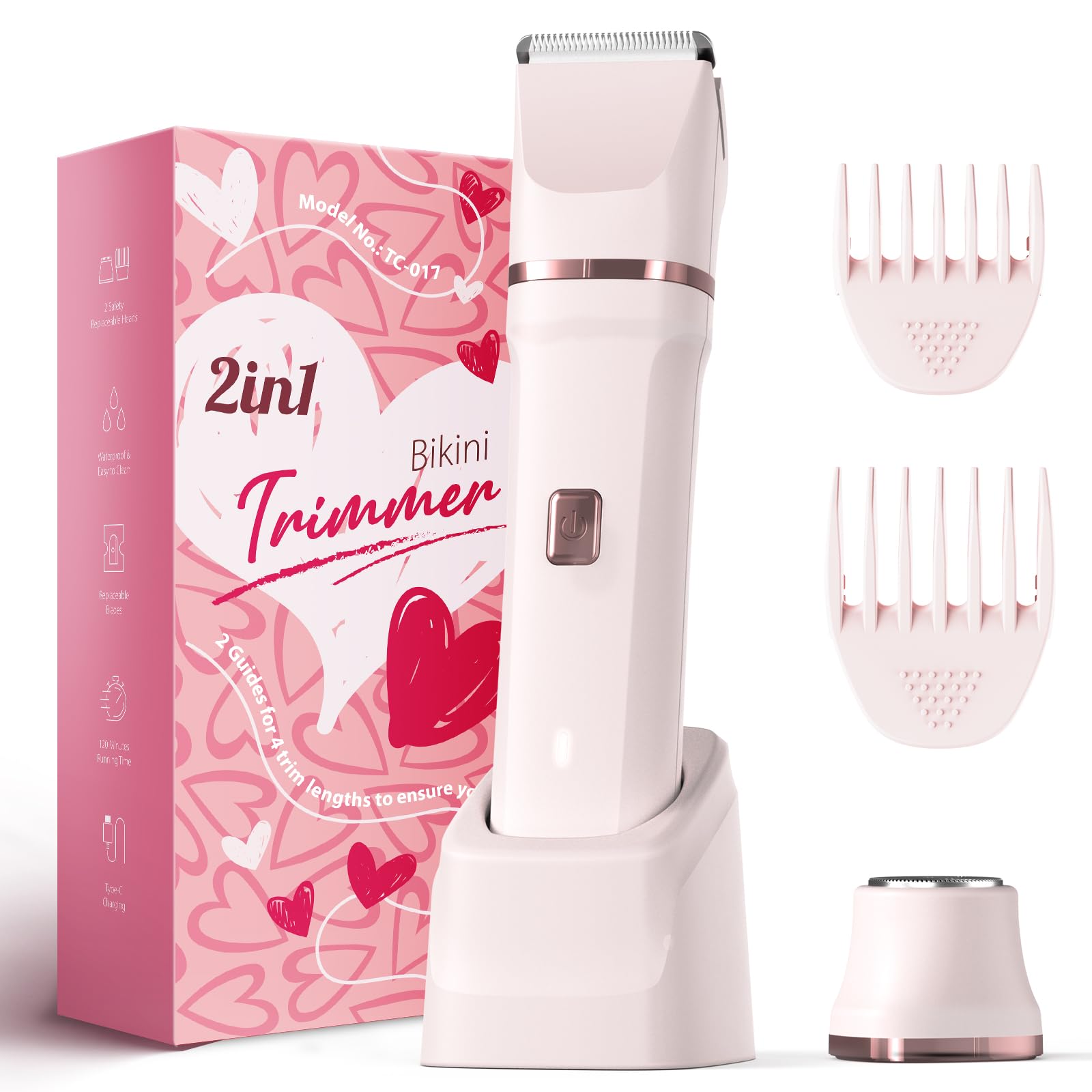 Risina Waterproof Bikini Trimmer for Women’s Grooming