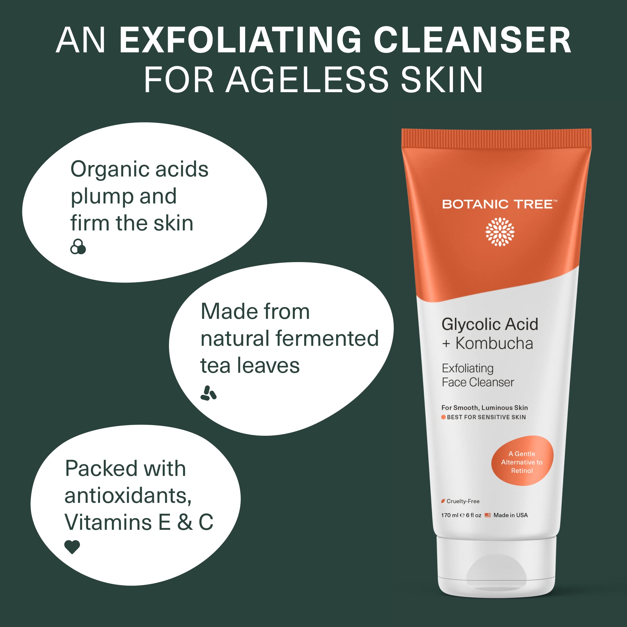 Botanic Tree Glycolic Acid Exfoliating Face Wash