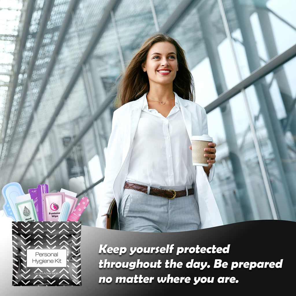 All-in-One Menstrual Travel Kit, Individually Wrapped, 10-Pack