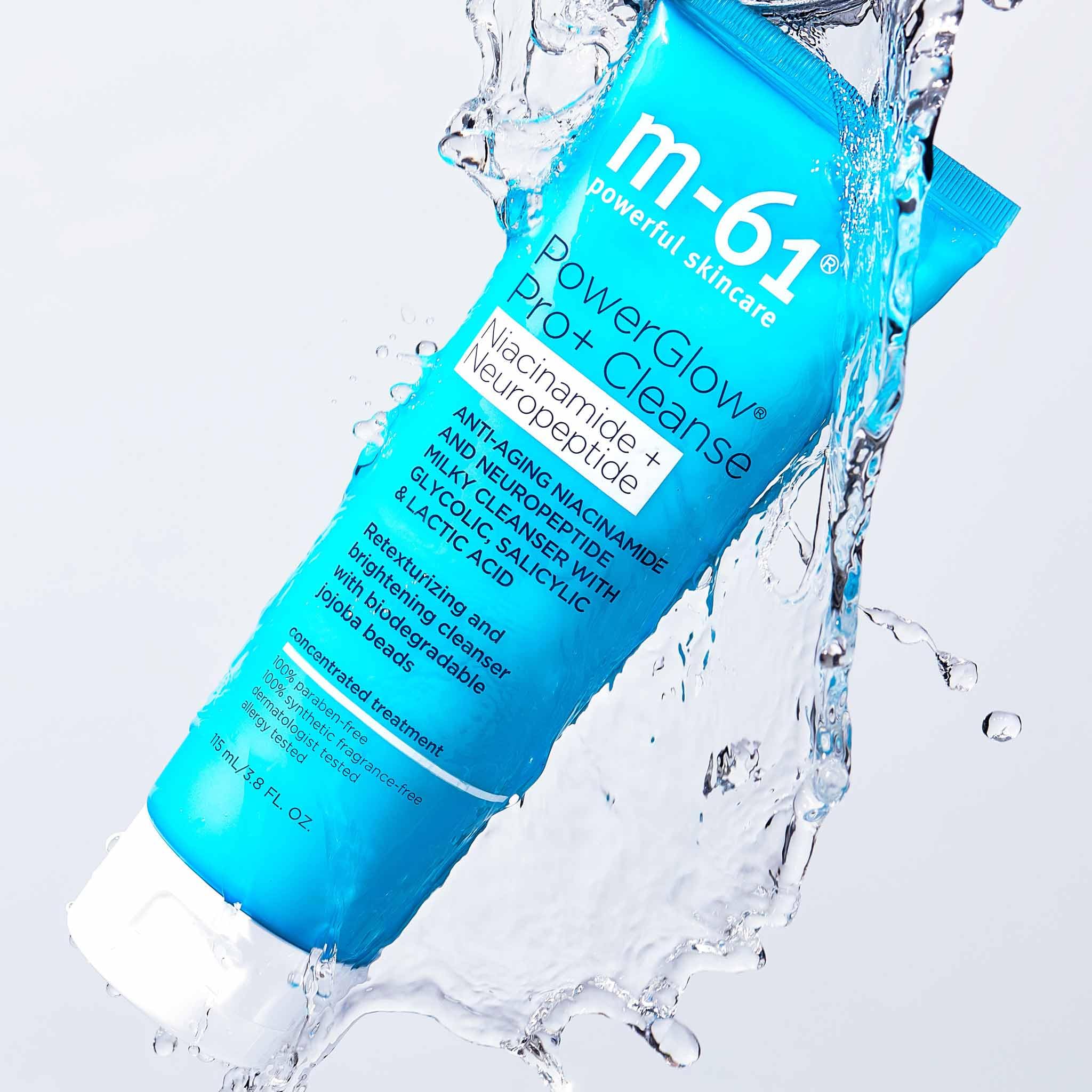 m-61 PowerGlow Pro+ Deep Cleansing Exfoliating Face Wash