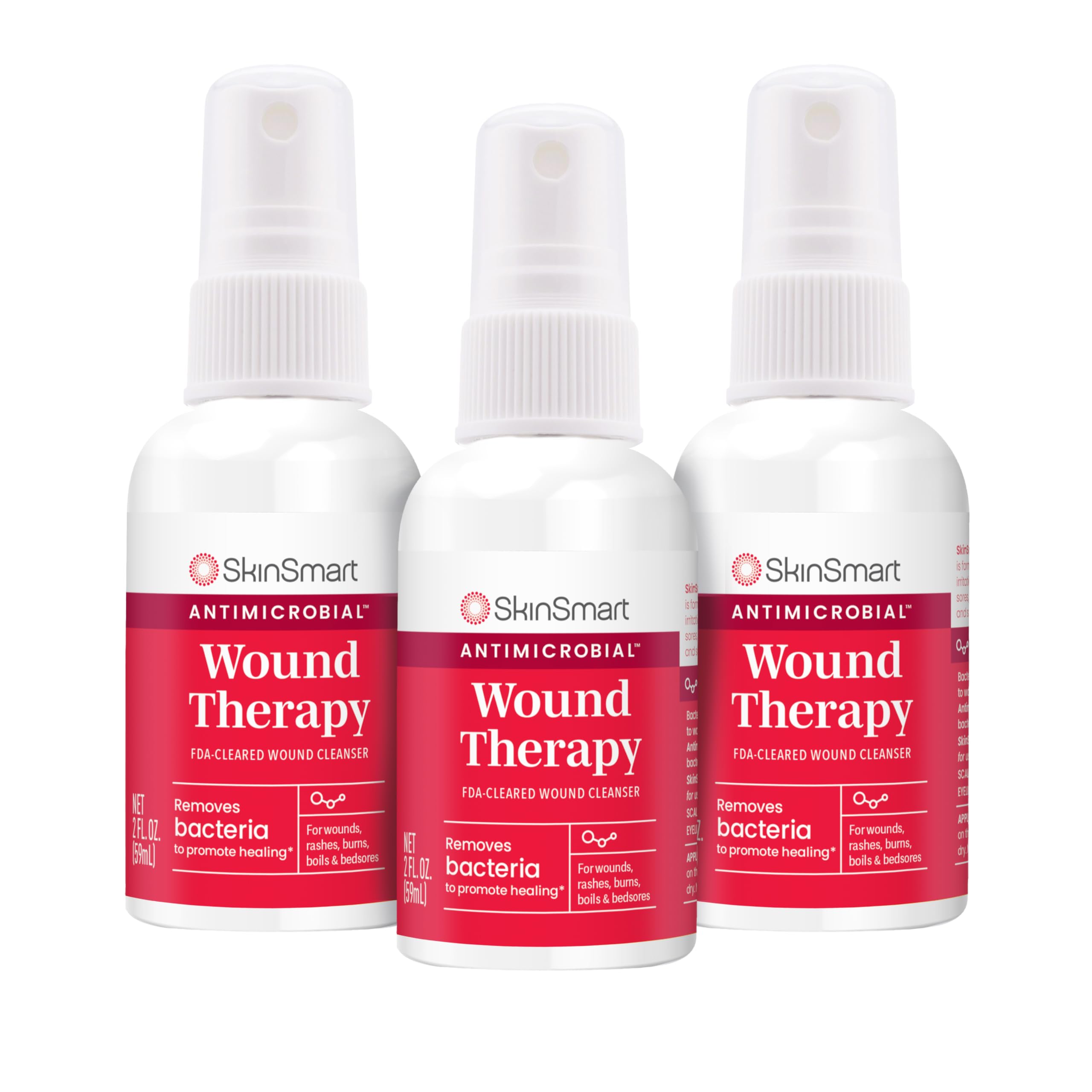 SkinSmart Wound Therapy Spray for Cleansing and Care