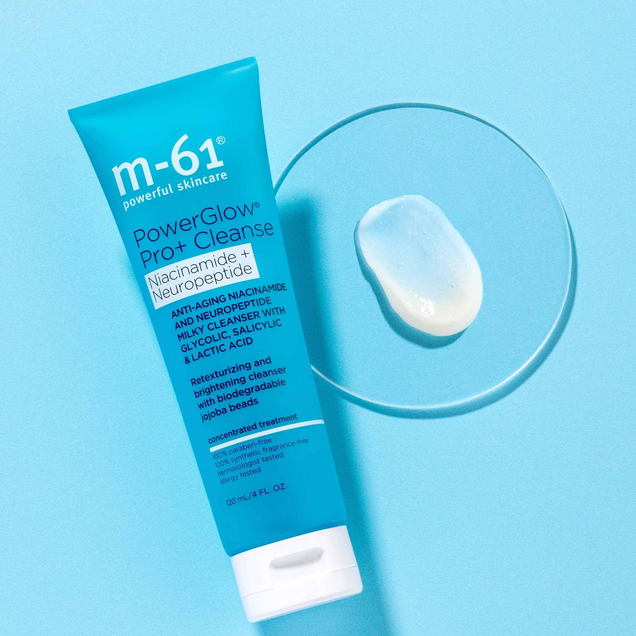 m-61 PowerGlow Pro+ Deep Cleansing Exfoliating Face Wash