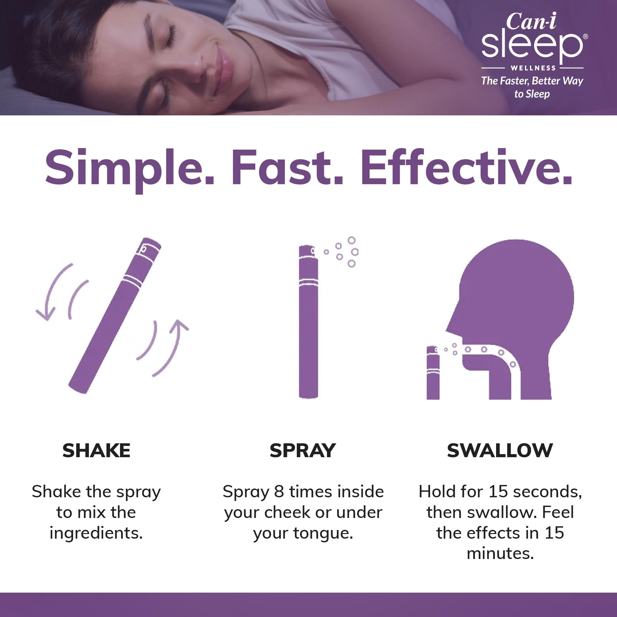 Cani Brands Fast-Acting Natural Sleep Support Spray