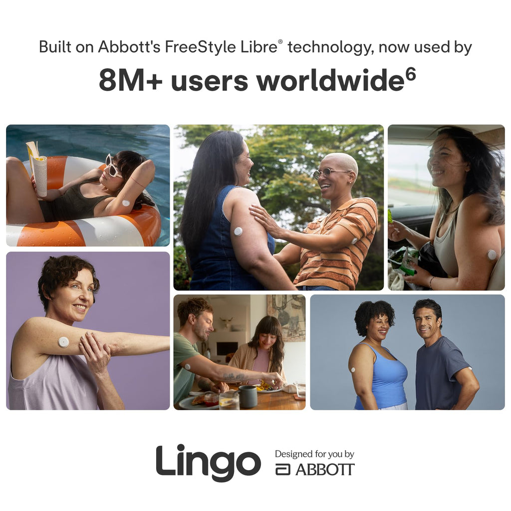 Lingo Continuous Glucose Monitor for Food Impact Insights