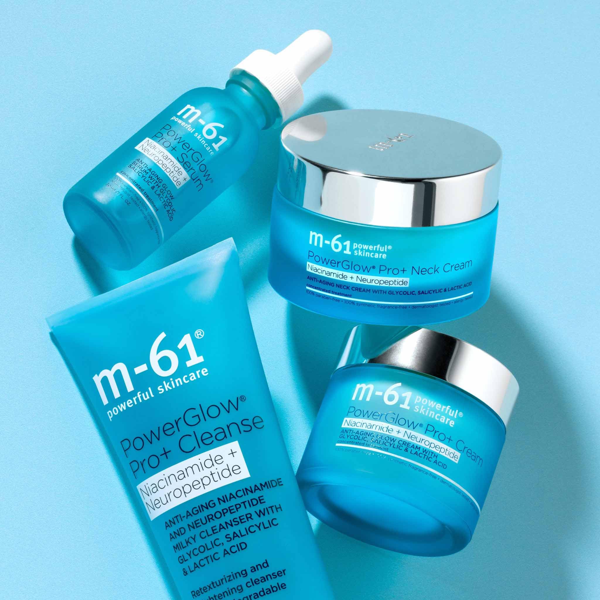 m-61 PowerGlow Pro+ Deep Cleansing Exfoliating Face Wash