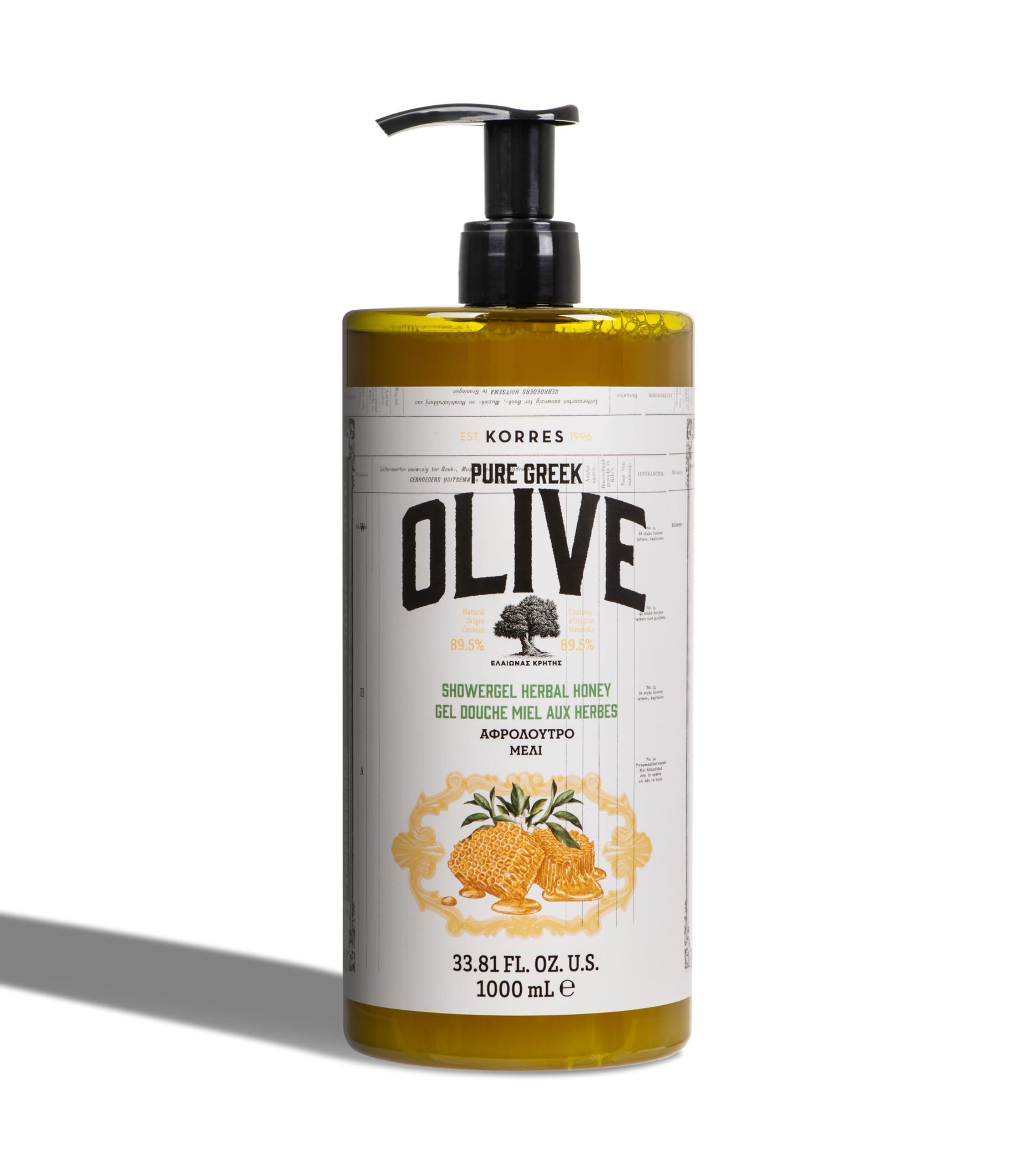 KORRES Pure Greek Olive Hydrating Shower Gel for Dry Skin