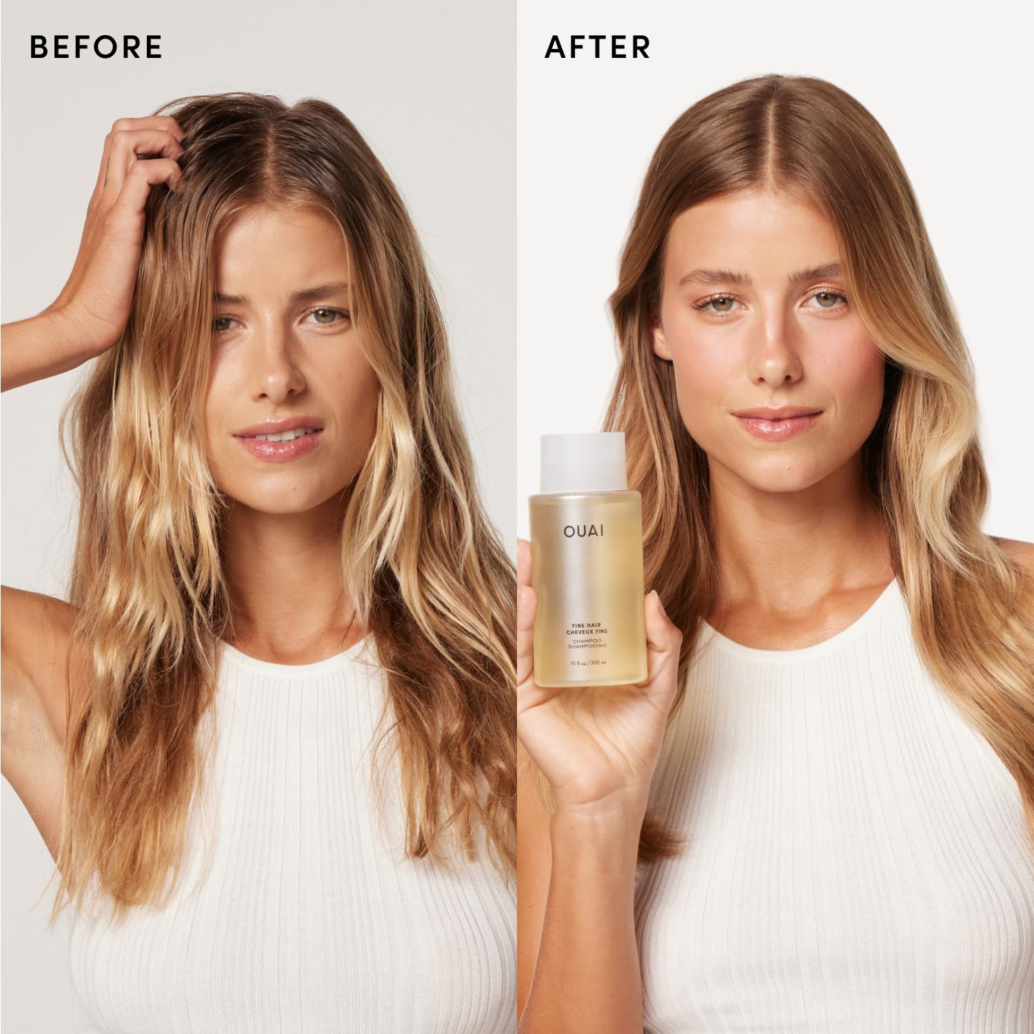 OUAI Hydrating Shampoo and Conditioner Hair Care Set