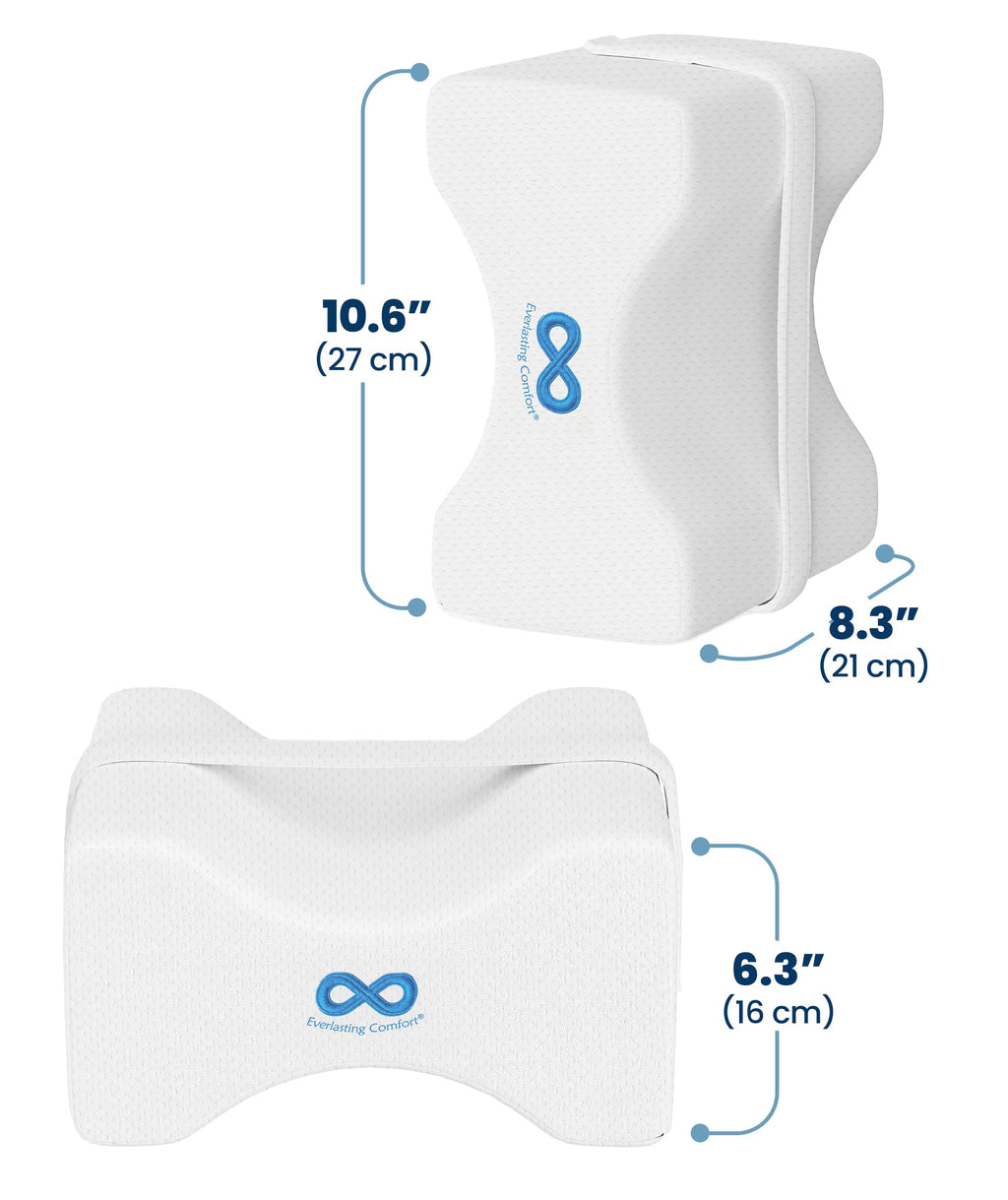 Everlasting Comfort Memory Foam Knee Pillow for Side Sleepers