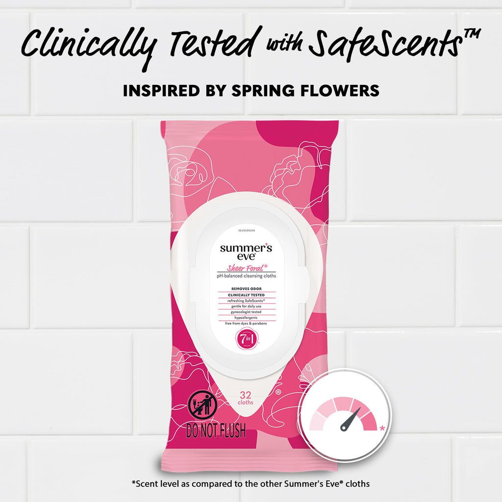 Summer's Eve Feminine Cleansing Wipes for Daily Freshness